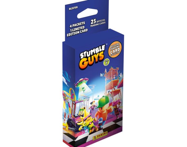 Panini Stumble Guys 2025: Eco Blister (4 Packs plus 1 Limited Edition Card)