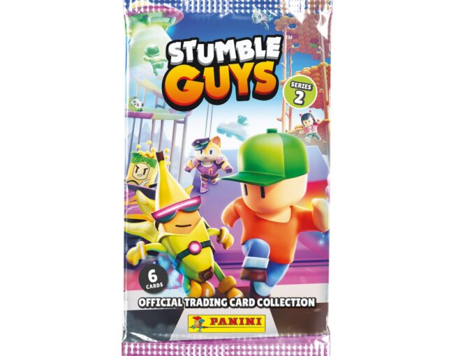 Panini Stumble Guys 2025: Display of 24 Packs (6 Cards per Pack)