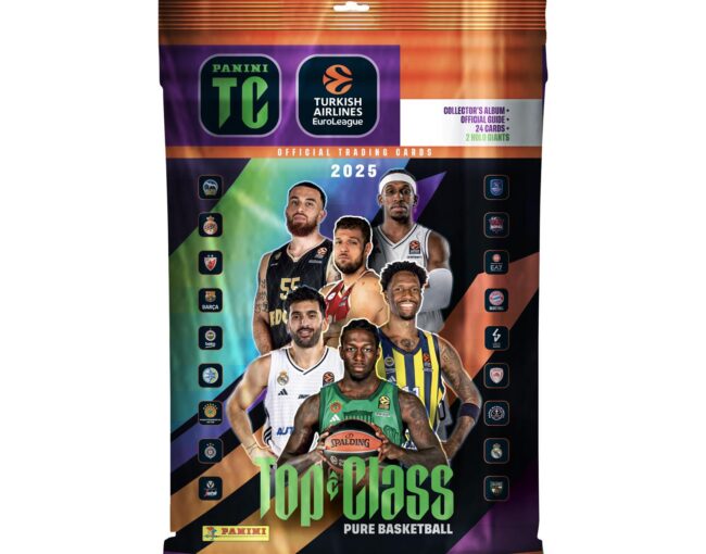 Panini Euroleague Top Class: Starter Pack (Binder, Collector's Guide, 3 Packs plus 2 Holo Giants Cards)