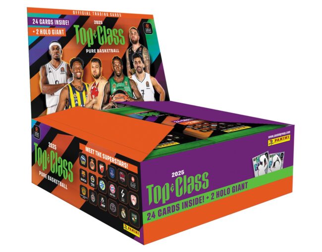 Panini Euroleague Top Class: Display of 10 Special Packs (24 cards plus 2 bonus Cards per Pack) - Image 2