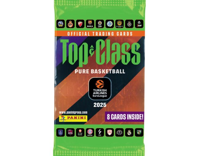 Panini Euroleague Top Class: Display of 24 Packs (8 cards per pack)