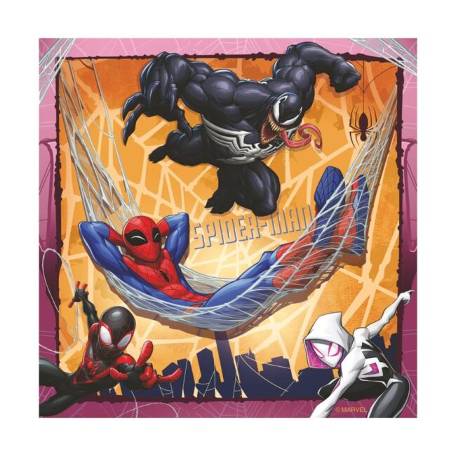 Ravensburger: Marvel Spiderman - Puzzle (3x49pcs) (12004115) - Image 2