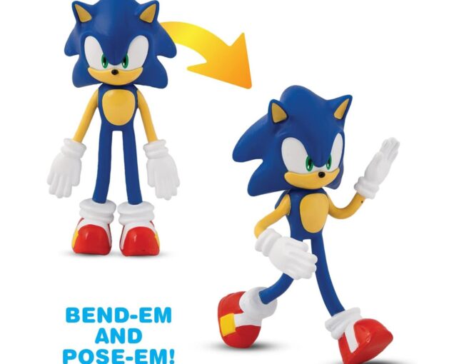 Giochi Preziosi Bend-Ems: Sonic The Hedgehog - Sonic Figure (BEH00000) - Image 2