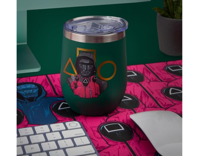 Cinereplicas TV Series: Netflix Squid Game - Squid Game Guards Stainless Travel Mug (CR4341) - Image 2
