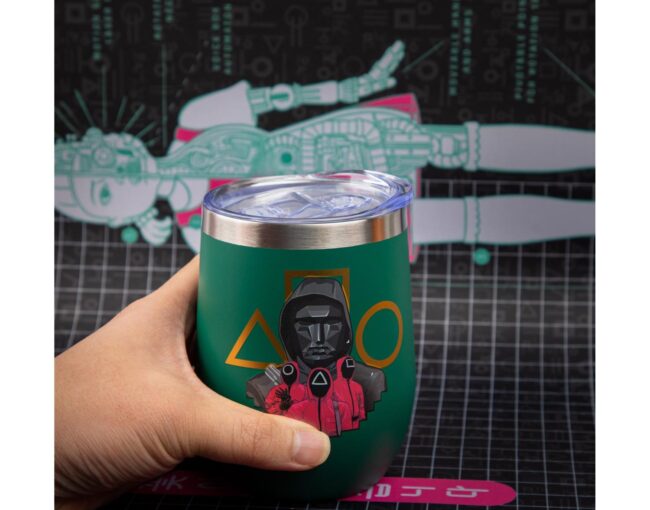 Cinereplicas TV Series: Netflix Squid Game - Squid Game Guards Stainless Travel Mug (CR4341) - Image 3