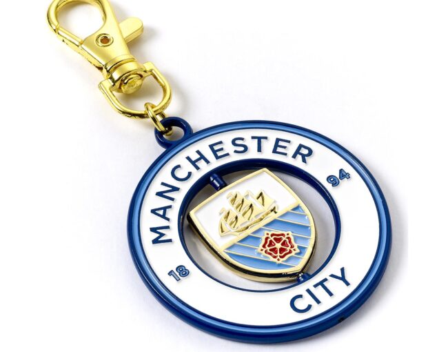Carat Shop Manchester City FC - Spinning Logo Backpack Hanger (MCBH0001) - Image 2