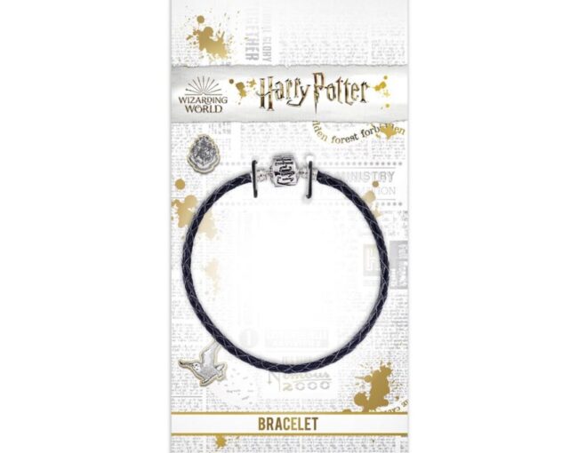 Carat Shop Harry Potter - Leather Charm Bracelet 20cm Black (HP0029-20) - Image 2