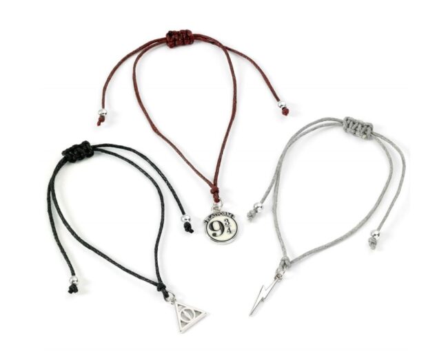 Carat Shop Harry Potter - Deathly Hallows Friendship Bracelet Set Multi (HPFB0450)