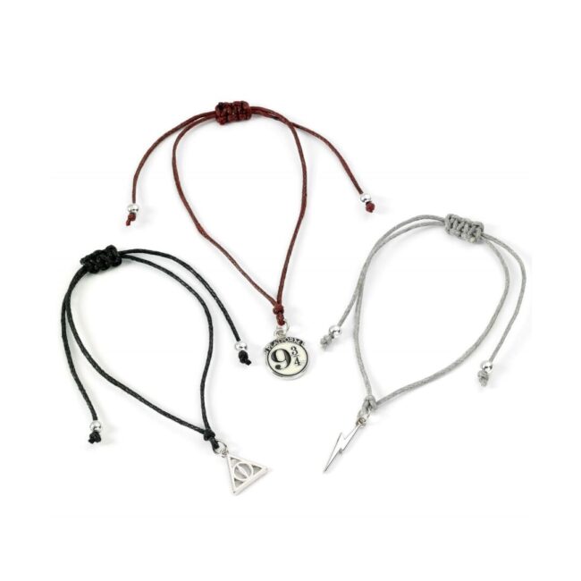 Carat Shop Harry Potter - Deathly Hallows Friendship Bracelet Set Multi (HPFB0450)