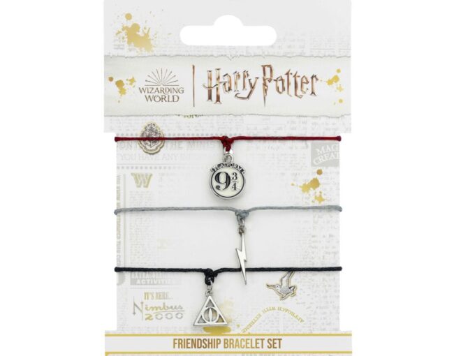Carat Shop Harry Potter - Deathly Hallows Friendship Bracelet Set Multi (HPFB0450) - Image 2