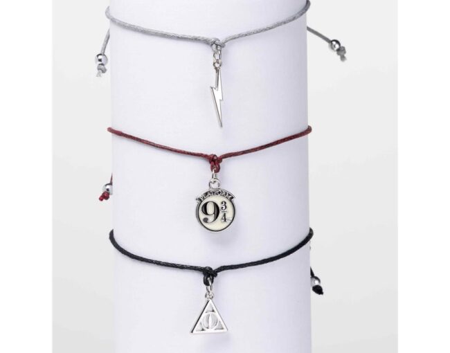 Carat Shop Harry Potter - Deathly Hallows Friendship Bracelet Set Multi (HPFB0450) - Image 3