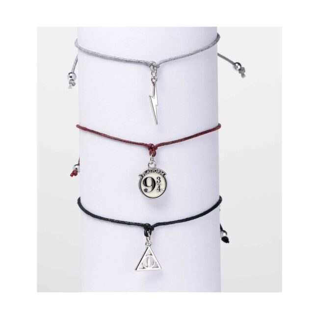 Carat Shop Harry Potter - Deathly Hallows Friendship Bracelet Set Multi (HPFB0450) - Image 3