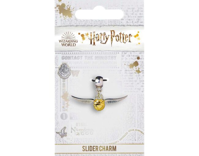 Carat Shop Harry Potter - Golden Snitch Slider Charm Silver (HP0004) - Image 2