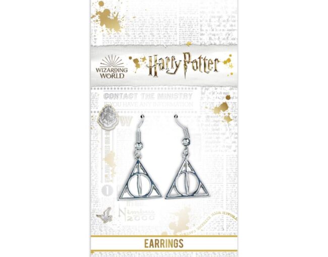 Carat Shop Harry Potter - Deathly Hallows Drop Earrings (WE0054) - Image 2