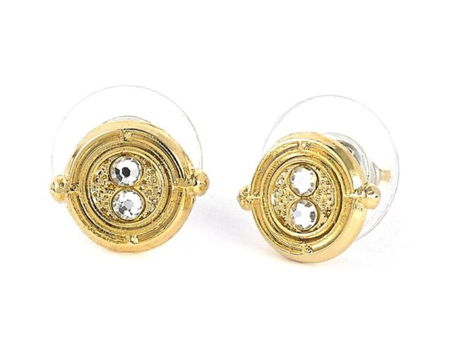 Carat Shop Harry Potter - Fixed Time Turner Stud Earrings (WES0100) - Image 2