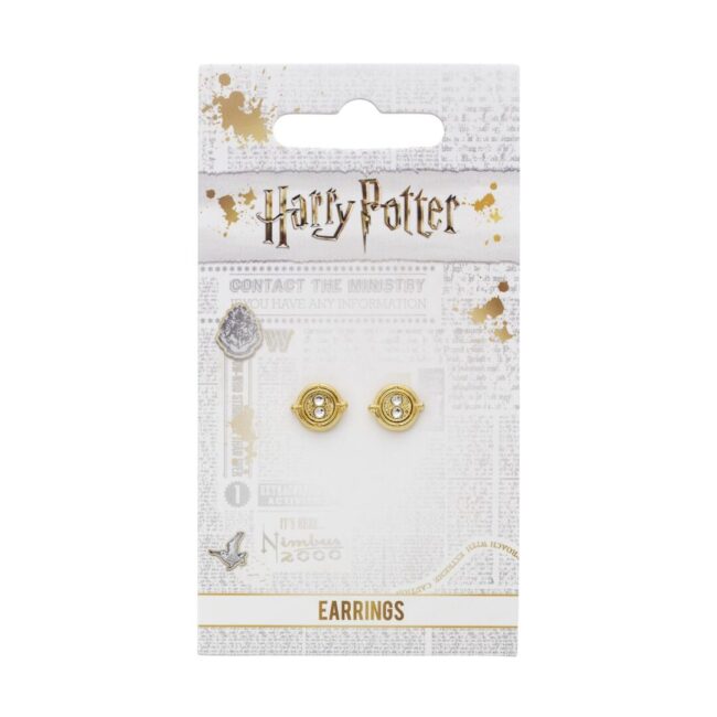 Carat Shop Harry Potter - Fixed Time Turner Stud Earrings (WES0100) - Image 3