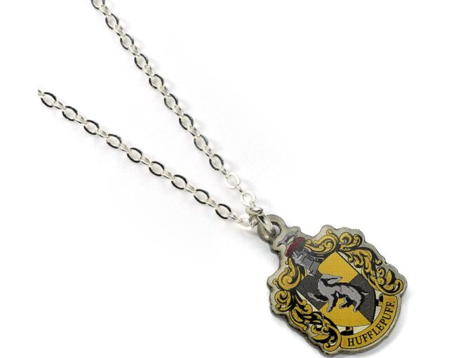 Carat Shop Harry Potter - Hufflepuff Crest Slider Necklace (WNX0024)
