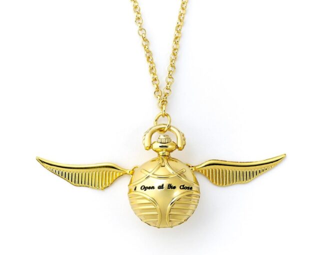 Carat Shop Harry Potter - Golden Snitch Watch Necklace (WNTP004) - Image 2
