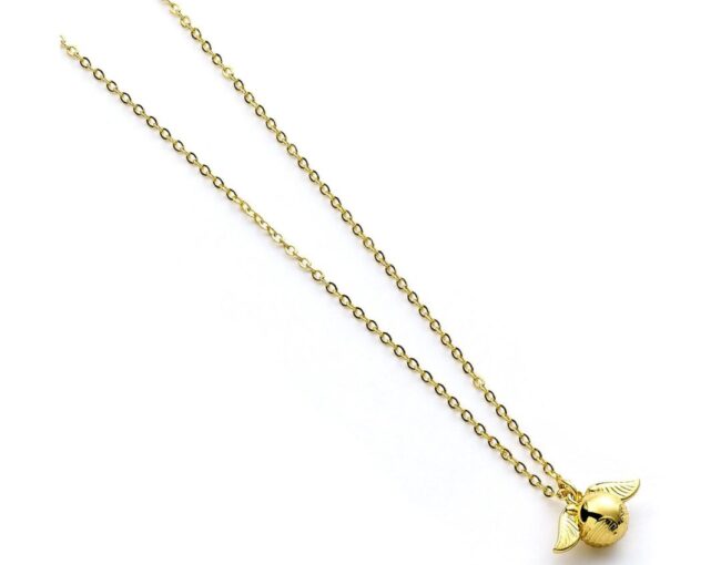 Carat Shop Harry Potter - Golden Snitch Gold Tone Necklace (WNX3D004) - Image 2