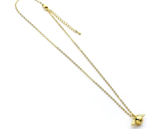 Carat Shop Harry Potter - Golden Snitch Gold Tone Necklace (WNX3D004) - Image 3