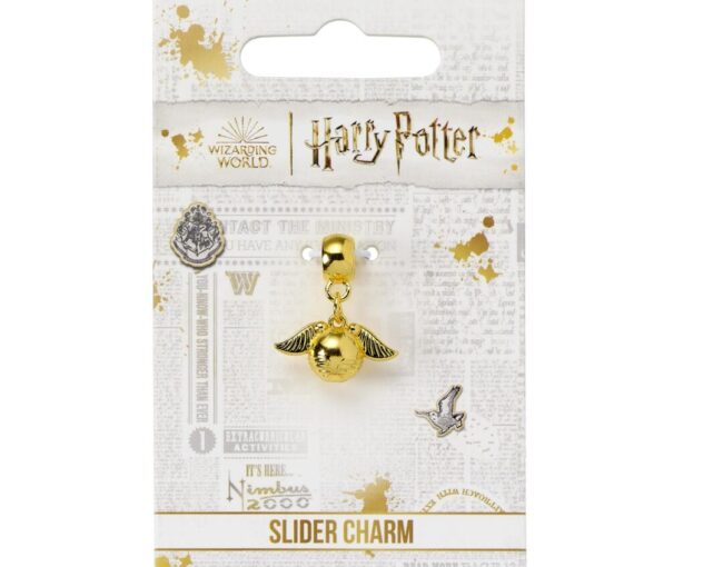 Carat Shop Harry Potter - Golden Snitch Gold Tone Charm (HP3D0004) - Image 2