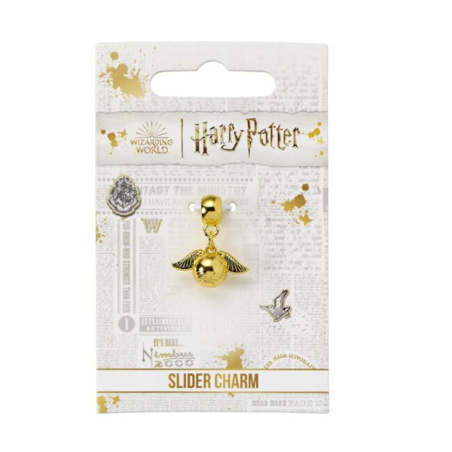 Carat Shop Harry Potter - Golden Snitch Gold Tone Charm (HP3D0004) - Image 2