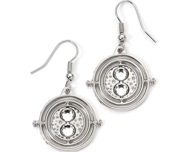 Carat Shop Harry Potter - Silver Tone Time Turner Drop Earrings (WE000673)