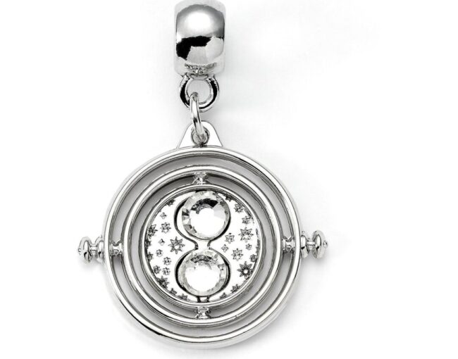 Carat Shop Harry Potter - Time Turner Silver Tone Slider Charm (HP000674)