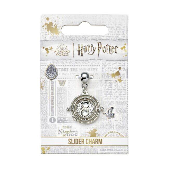 Carat Shop Harry Potter - Time Turner Silver Tone Slider Charm (HP000674) - Image 2