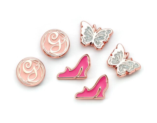 Carat Shop Wicked - Glinda Butterfly, G and Shoe Stud Earring Set (WKSE0001) - Image 2
