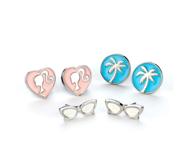 Carat Shop Barbie - Set of three Earring Studs (BMES0011)