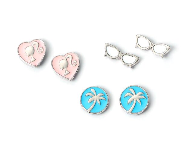 Carat Shop Barbie - Set of three Earring Studs (BMES0011) - Image 2