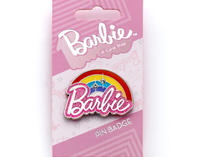 Carat Shop Barbie - Rainbow Logo Pin Badge (BMPB0003) - Image 2