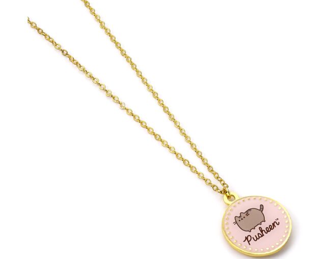 Carat Shop Pusheen - the Cat Pink name Necklace (PTCN0102) - Image 2