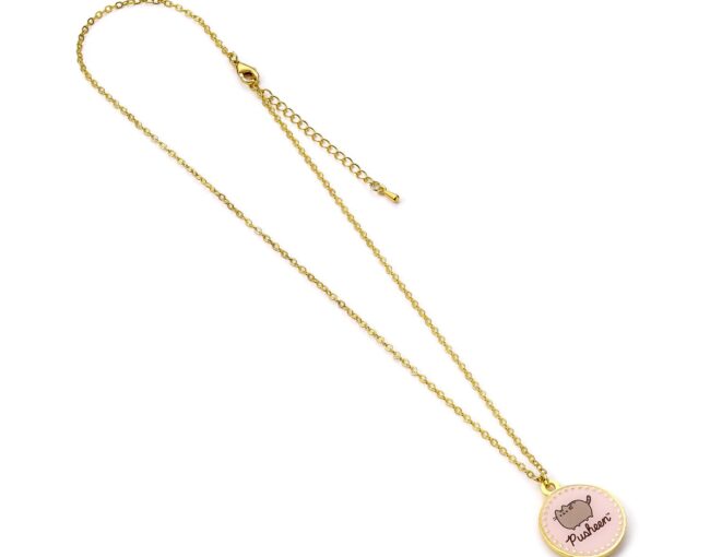 Carat Shop Pusheen - the Cat Pink name Necklace (PTCN0102) - Image 3