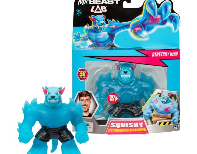 Giochi Preziosi Mr. Beast Lab: Stretchy Hero - Squishy Hypercharged Panther (24736) - Image 2
