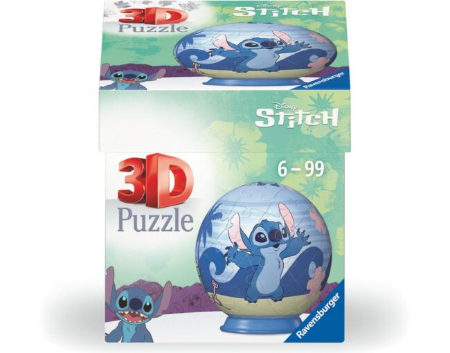 Ravensburger 3D Puzzle: Stitch (54pcs) (7402311597) - Image 2