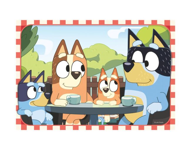 Ravensburger Puzzle: Bluey and the Heeler family (2x12pcs) (12004111)