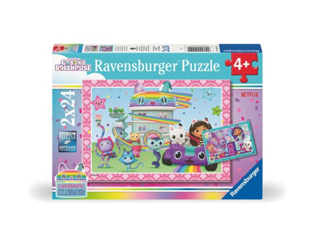 Ravensburger Puzzle: Gabby's Dollhouse Celebration (2x24pcs) (12004112) - Image 3