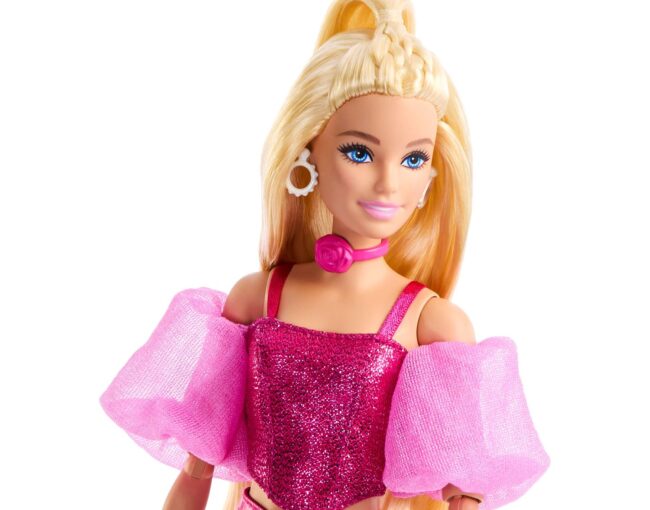 Mattel Barbie: Deluxe Style - Metallic Pink Set with Blonde Hair Doll (JFP40) - Image 2
