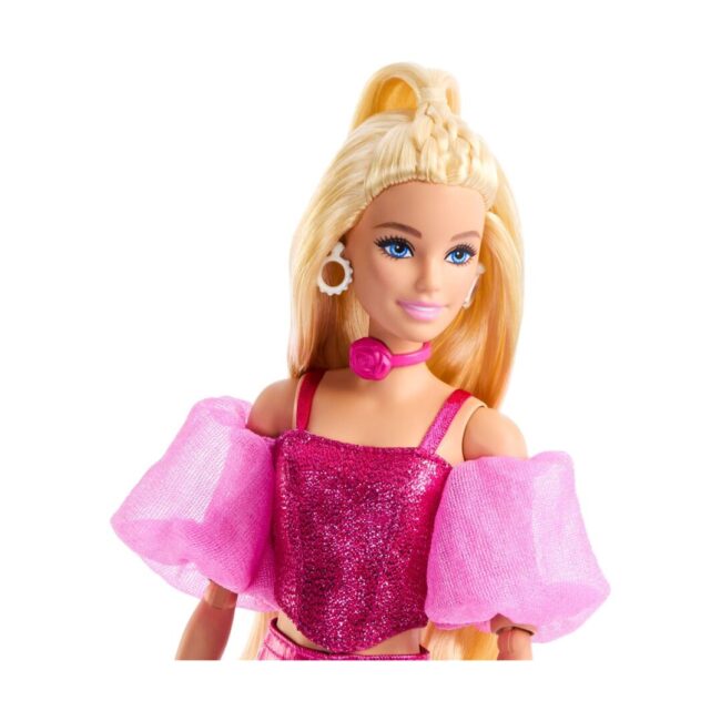 Mattel Barbie: Deluxe Style - Metallic Pink Set with Blonde Hair Doll (JFP40) - Image 2