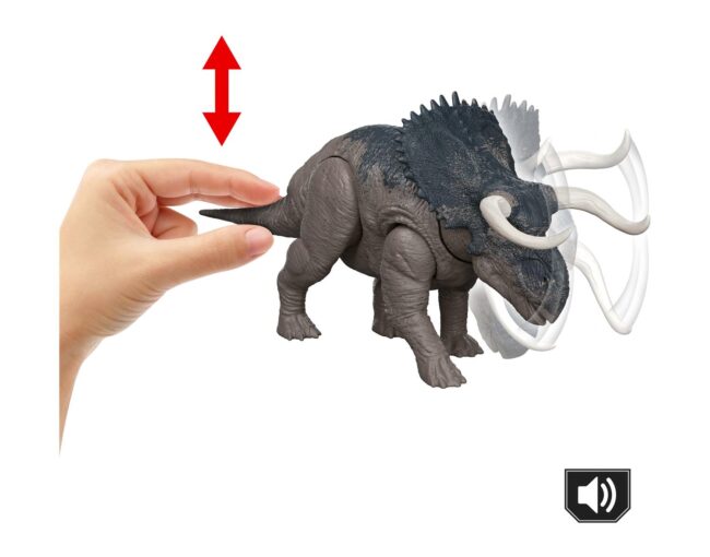 Mattel Jurassic World: Movie Line Rebirth - Jurassic World Wild Roar Nasutocera (JGC81) - Image 3