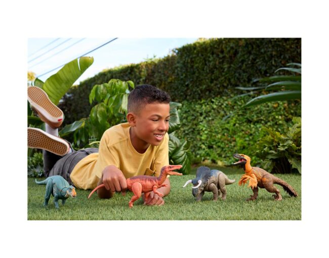 Mattel Jurassic World: Movie Line Rebirth - Jurassic World Wild Roar Baryonyx (JGC79) - Image 2