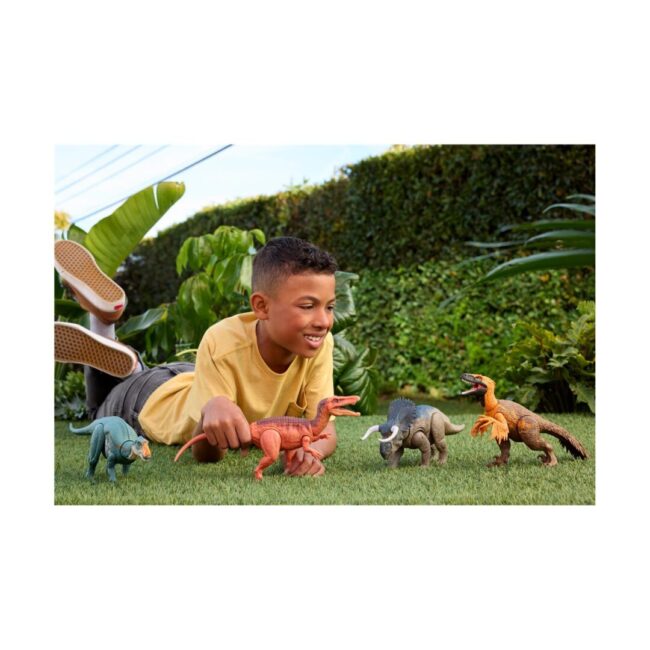 Mattel Jurassic World: Movie Line Rebirth - Jurassic World Wild Roar Baryonyx (JGC79) - Image 2
