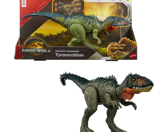 Mattel Jurassic World Rebirth: Gigantic Thrashers - Tyrannotitan (JCL75)