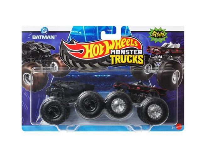 Mattel Hot Wheels Monster Trucks: Demolition Doubles - DC Batman VS Batman Classic TV Series (JCC80)
