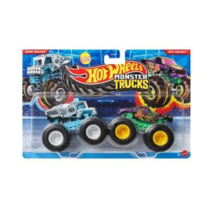 Mattel Hot Wheels Monster Trucks: Demolition Doubles - Bionic Bruiser VS Test Subject (JCC68)