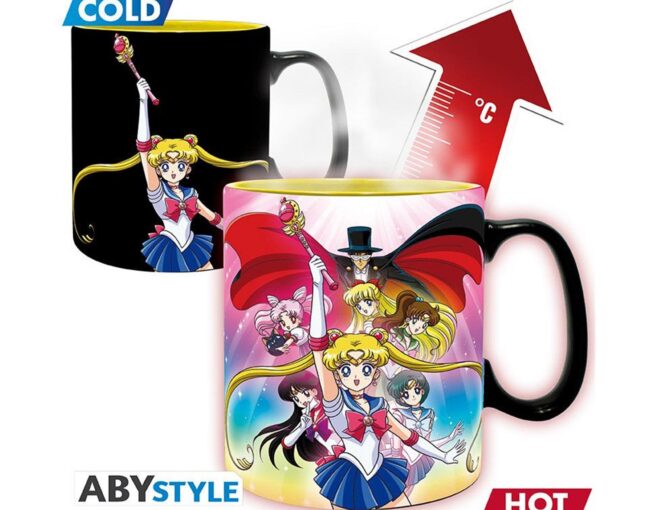 Abysse: Sailor Moon - Sailor Moon Group Heat Change Mug (460ml) (ABYMUGA560)