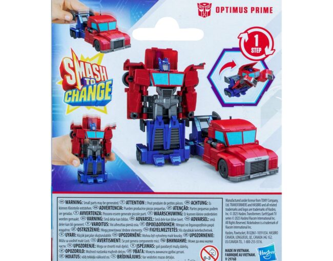 Hasbro: Transformers Earthspark 1 Step Smash Changers - Optimus Prime (G0994) - Image 2