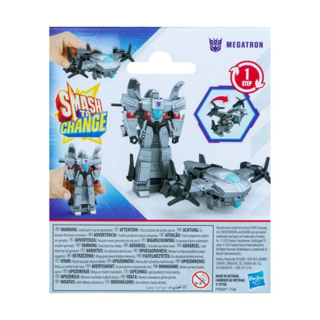 Hasbro: Transformers Earthspark 1 Step Smash Changers - Megatron (G0997) - Image 2